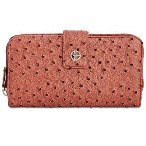 Giani Bernini Ostrich Leather Wallet